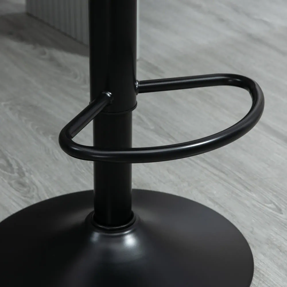 Barstoler i retrodesign – 2 stk., justerbar høyde