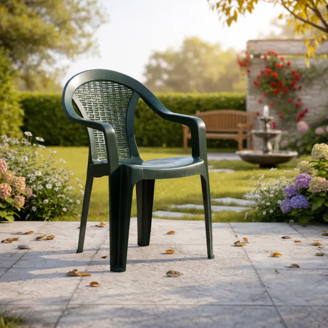 Hovedbilde Hage stol 56 x 42 x 78 cm Grønn med armlener