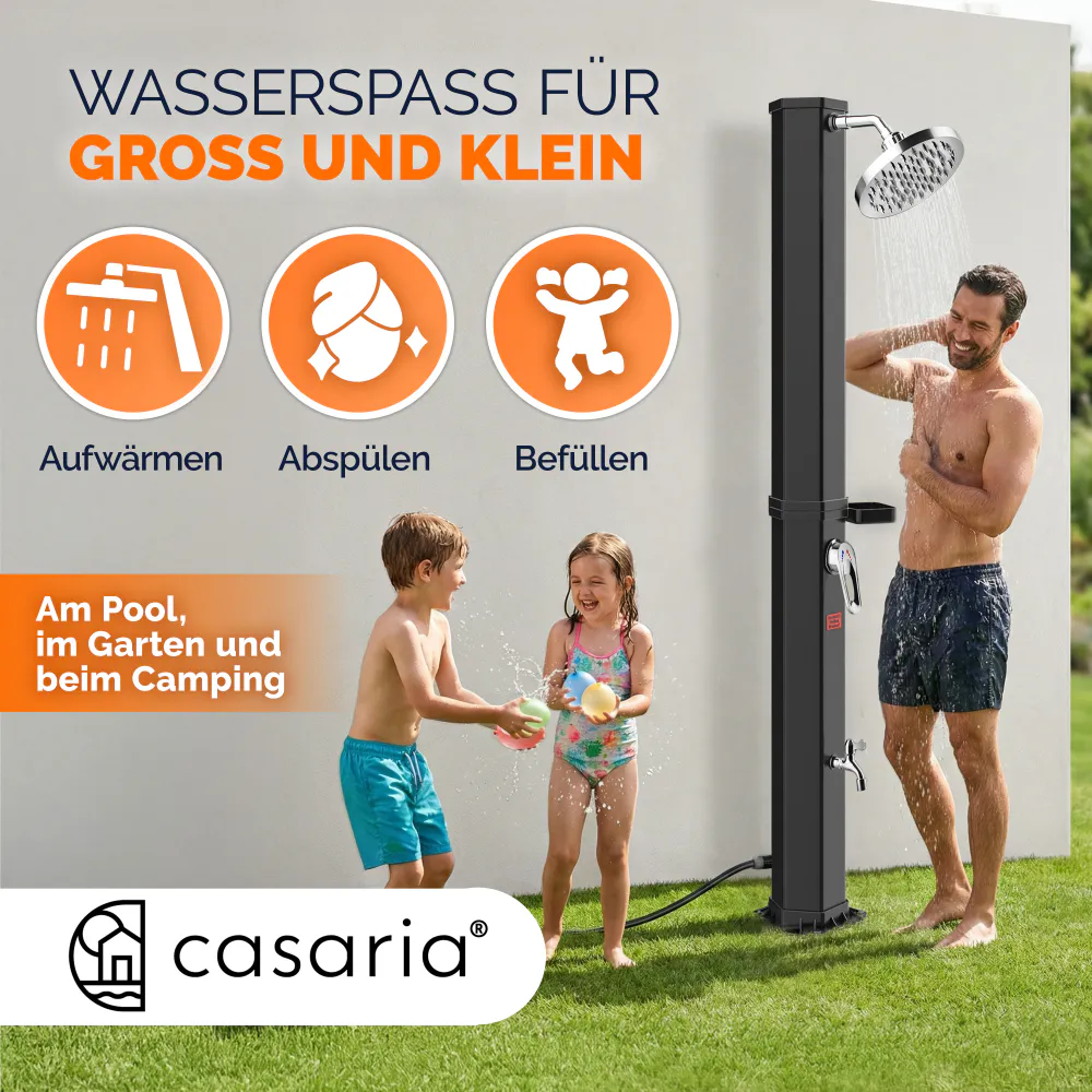 CASARIA Solardusj 60L Svart