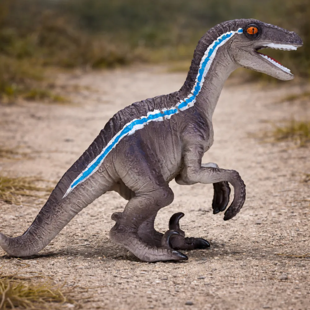 Mojo Velociraptor Hukende Dinosaurfigur