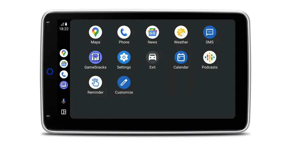 Android 14 1-DIN 10.1