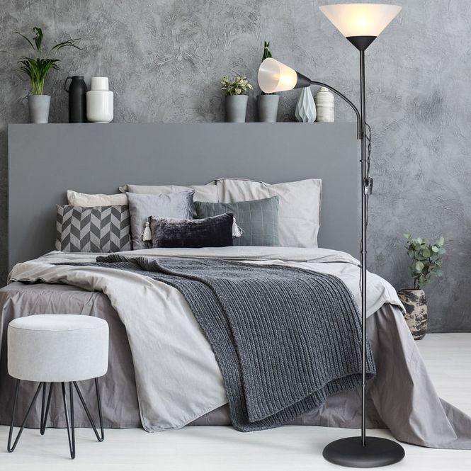 Hovedbilde Gulvlampe Alissa - sort - 175cm