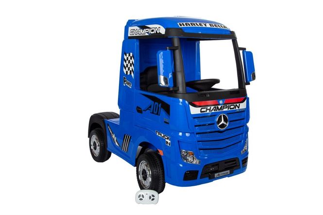 Hovedbilde Mercedes lastebil - blå - 4x12V motorer - 2X12V batteri - ...