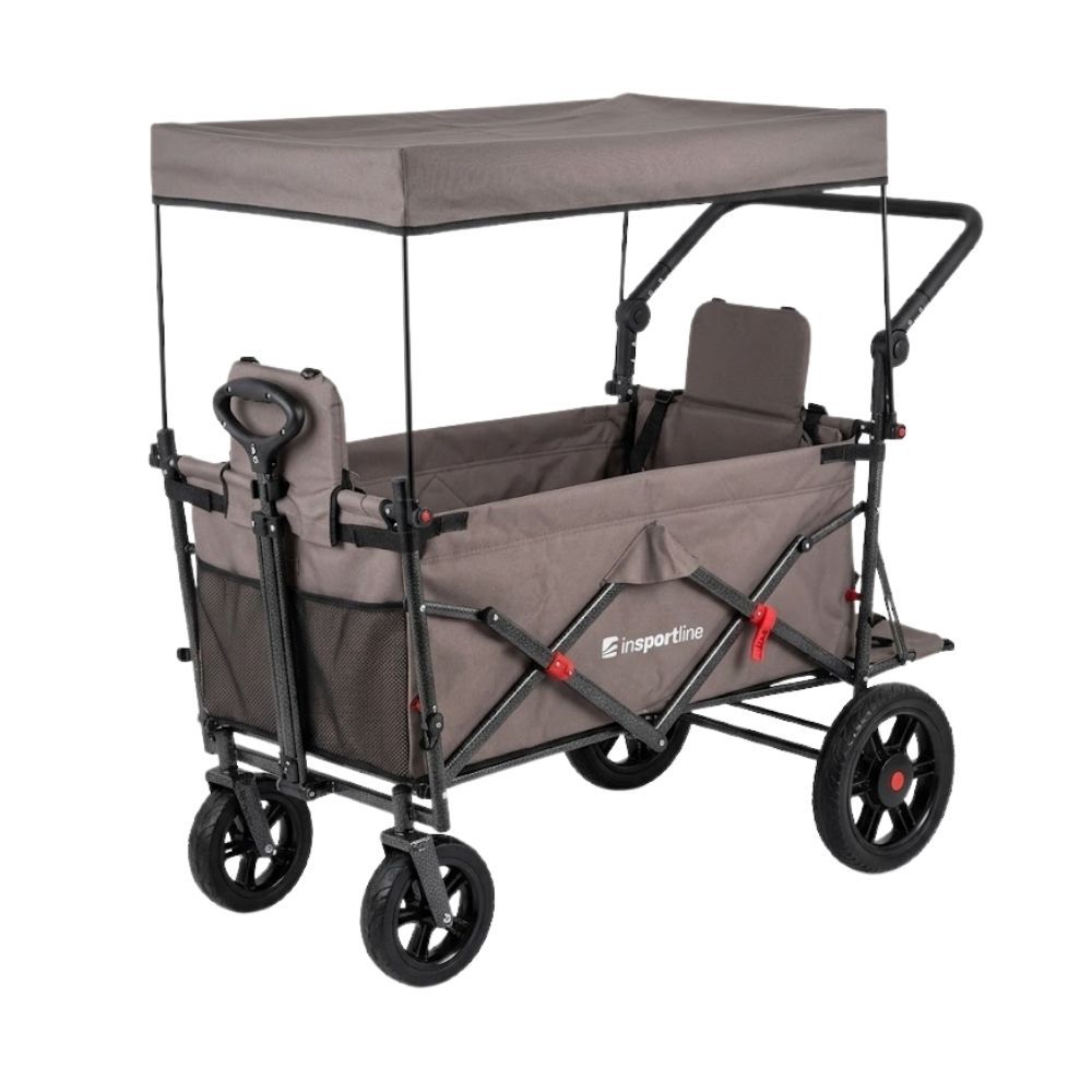 Sammenleggbar transportvogn for barn 120 kg – inSPORTline StrollKidz
