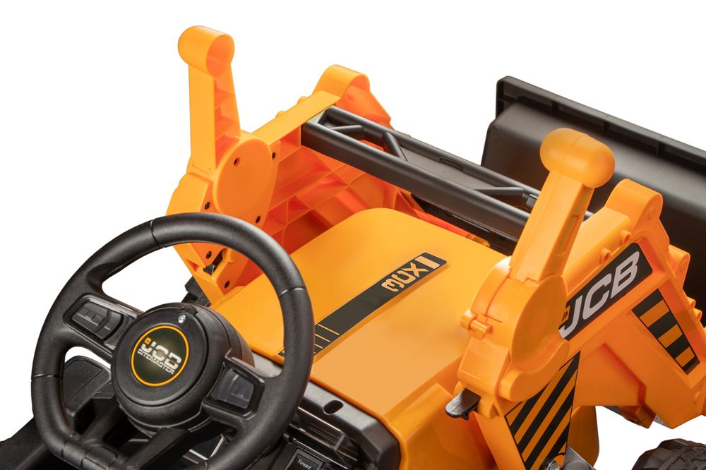 JCB Pushdozer barnebil 12V med fjernkontroll