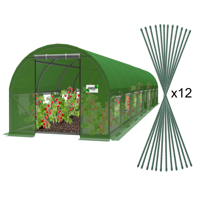 Hovedbilde GardenLine hagetunnel drivhus - 8x4x2 m UV4