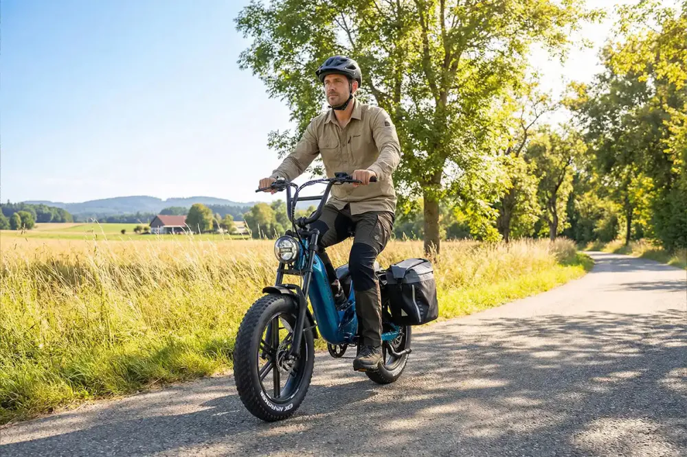 Jobobike Vortex Elektrisk fulldempet fatbike