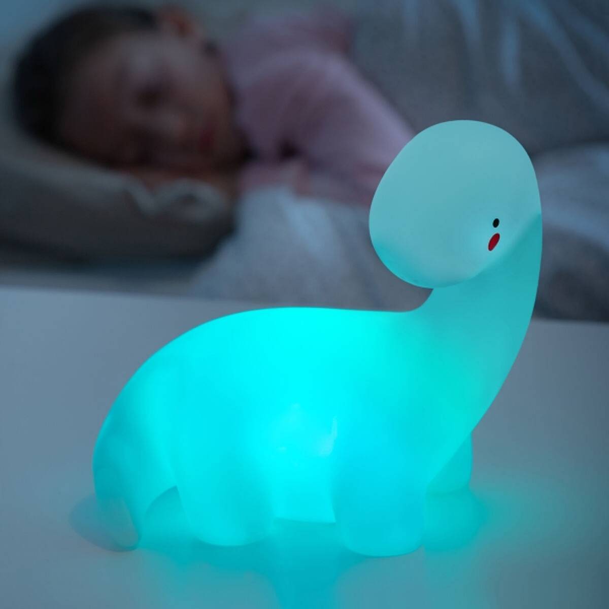 Dinosaur LED-Lampe - Flerfarget