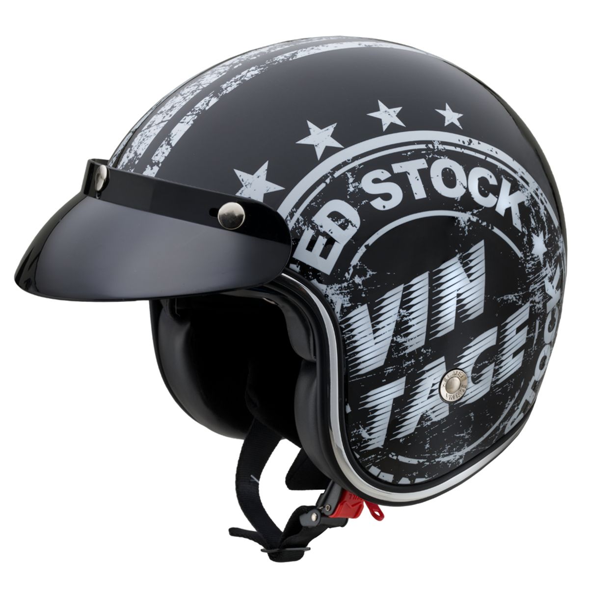 MC-hjelm W-TEC Café Racer - Vintage Stock