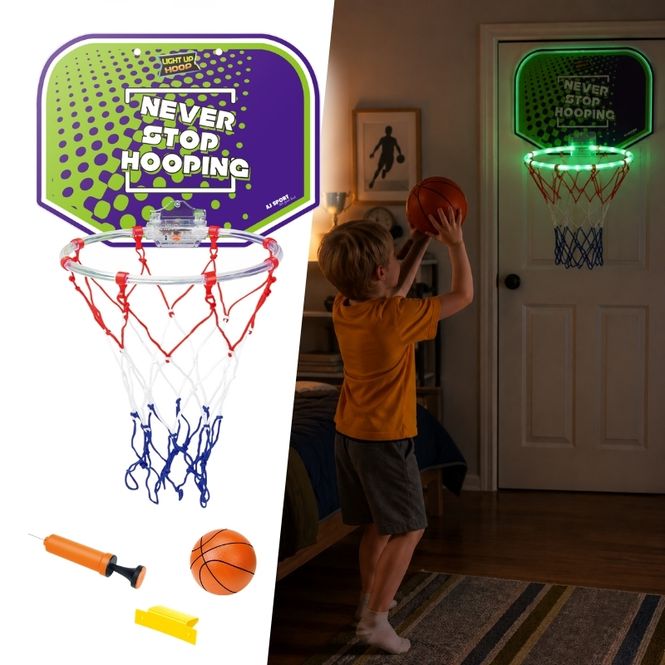 Hovedbilde Lysende Basketballsett for Barn inSPORTline LBBS150