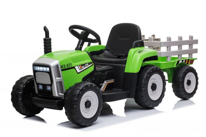 Hovedbilde Elektrisk traktor for barn gummihjul 12v fjernkontroll