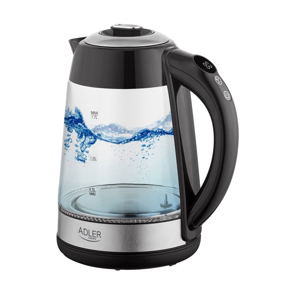 Vannkoker Temperaturkontroll 1,7 L - glass
