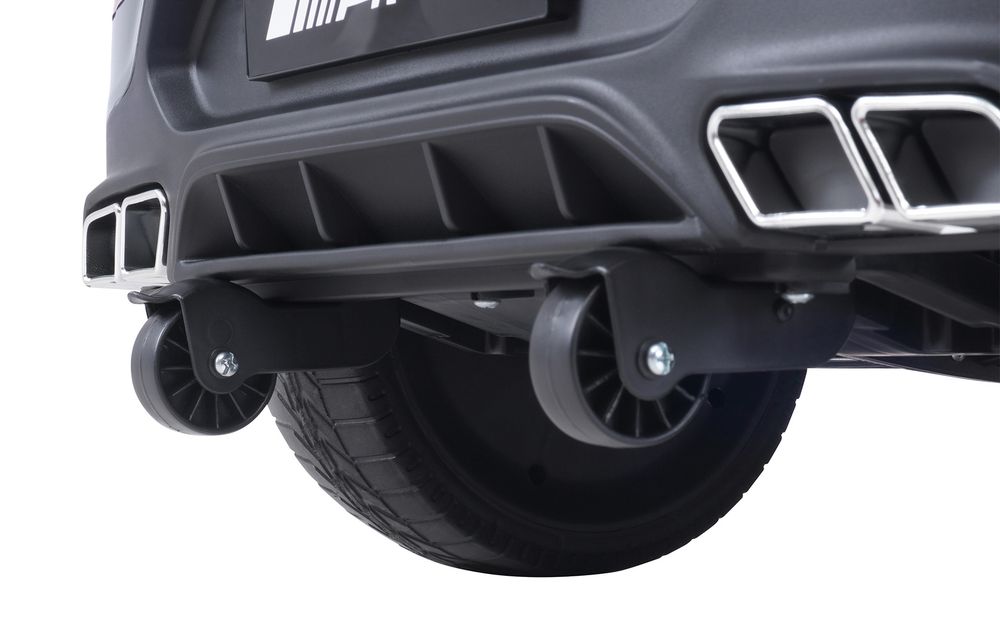 Elbil for barn Mercedes AMG GLC 63S Coupé - hvit/sort