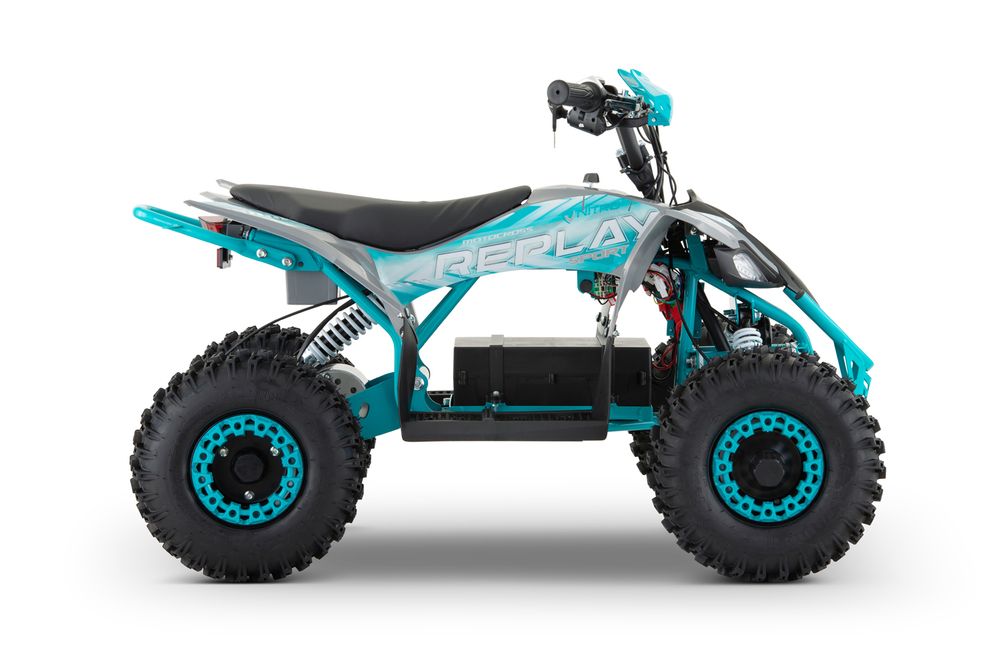 Replay 1200W ATV med Snowy-dekk og LED-lys