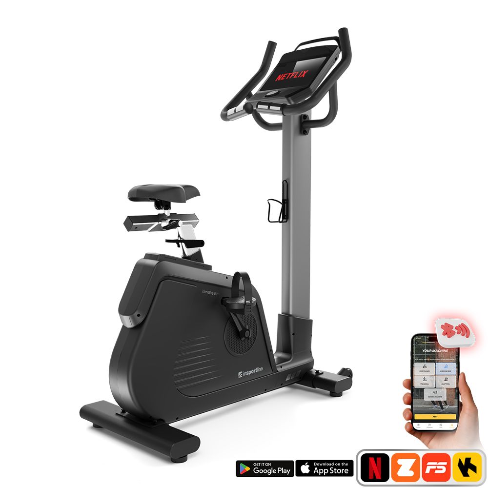 Treningssykkel inSPORTline ZenBike 600 - Netflix