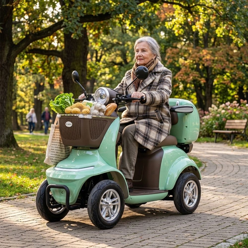 Lubica II Elektrisk Firehjuling scooter inSPORTline - fargevalg