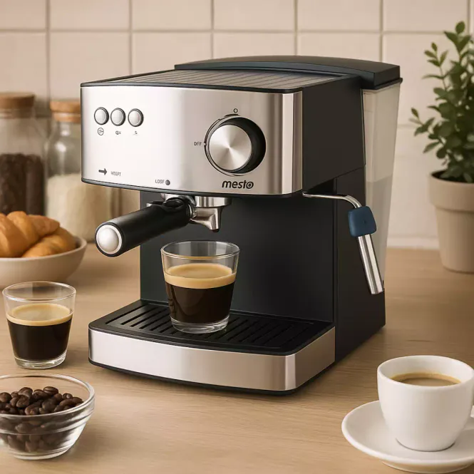 Hovedbilde Espressomaskin Klassisk 15 bar - sølv