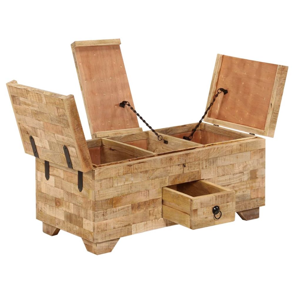 Salongbord heltre mango 80x40x35 cm