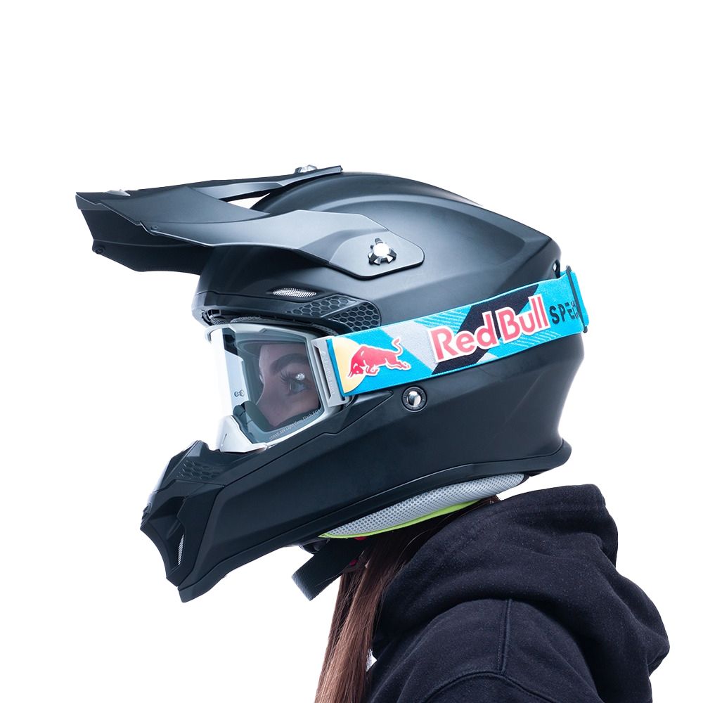 Red Bull SPECT Strive Panovision Motocrossbriller – Matt Lysegrå / Sotet Glass