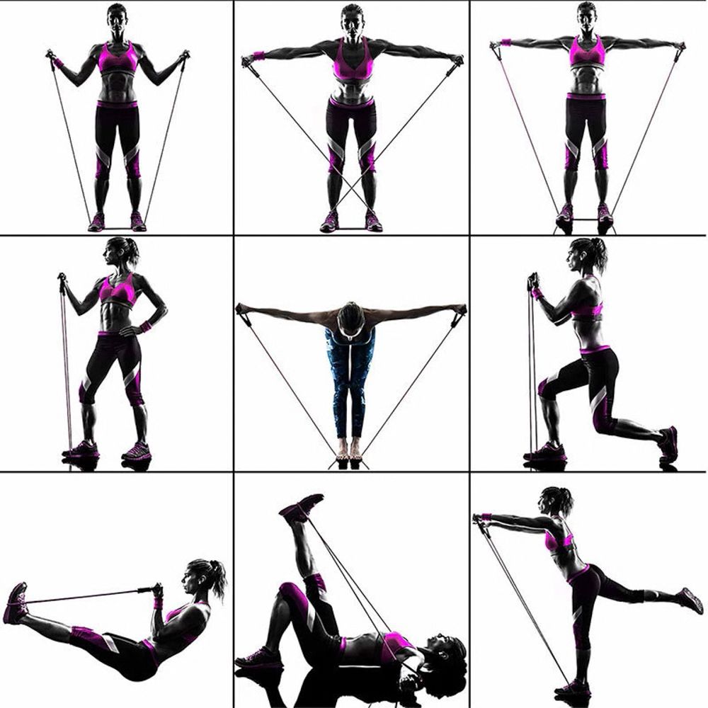 Justerbare Treningsstrikker inSPORTline Morpo Tubes