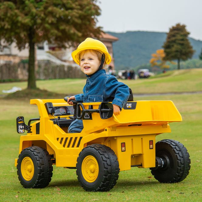 Hovedbilde Caterpillar - Elektrisk dumper for barn 3-6 år - 12 v