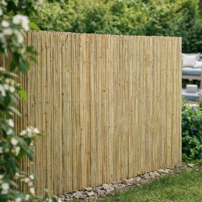 Hovedbilde Bambusgjerde for naturlig skjerming - 1x3 m