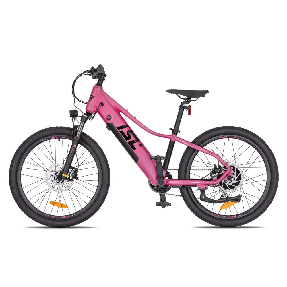 Elektrisk Terrengsykkel Barn 24” - blå/Rosa - 130-155 cm