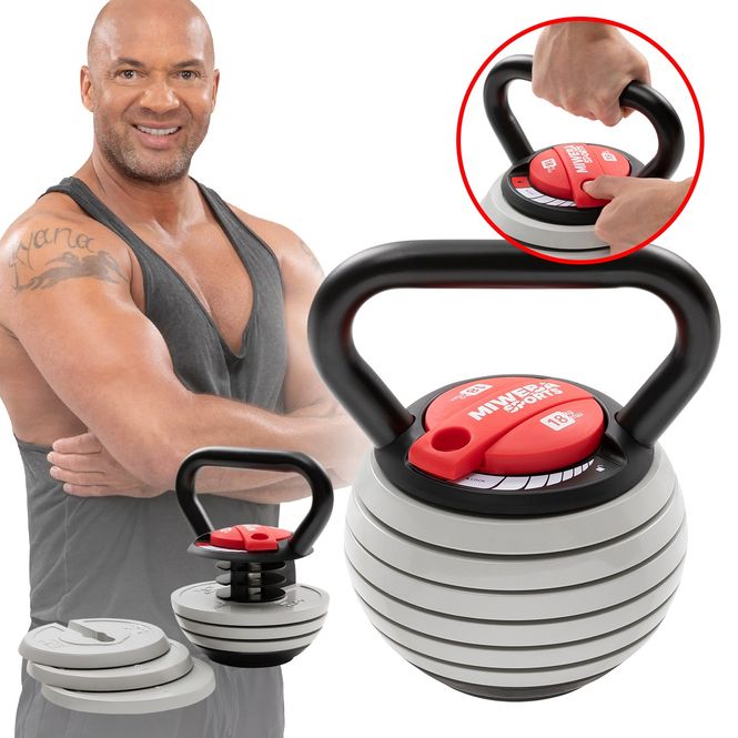 Hovedbilde Justerbar Kettlebell Sports KB300 - 3,4-18 kg
