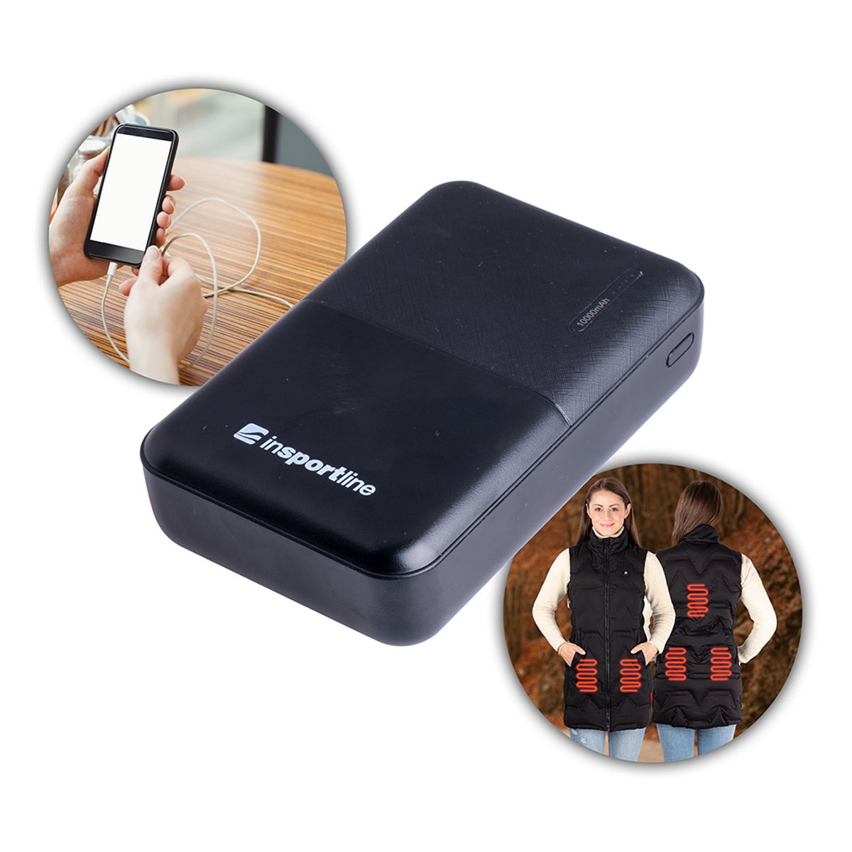 Powerbank – 10,000 mAh inSPORTline PowerTen II