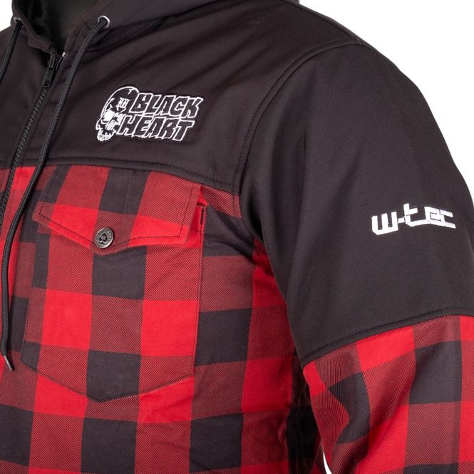 Hovedbilde Softshell MC-jakke W-TEC Black Heart Rozzer