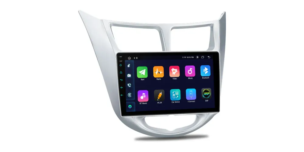 Hyundai bilstereo Android 12 DSP CarAutoPlay 9 tommer