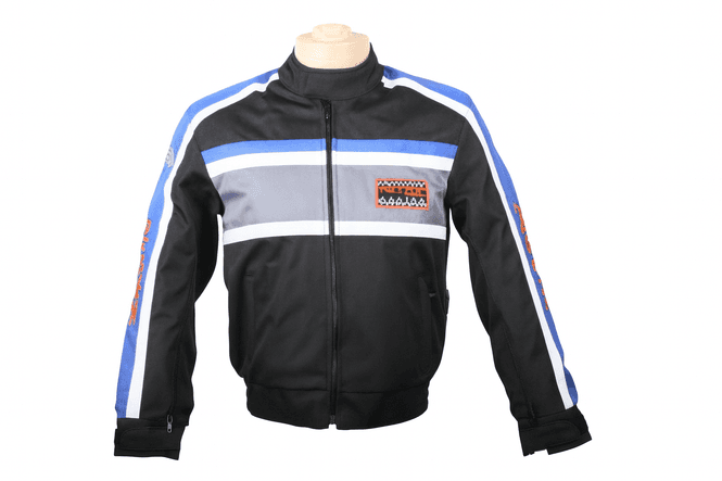 Hovedbilde Nitro Motors barnejakke motorcross Cordura racing blå