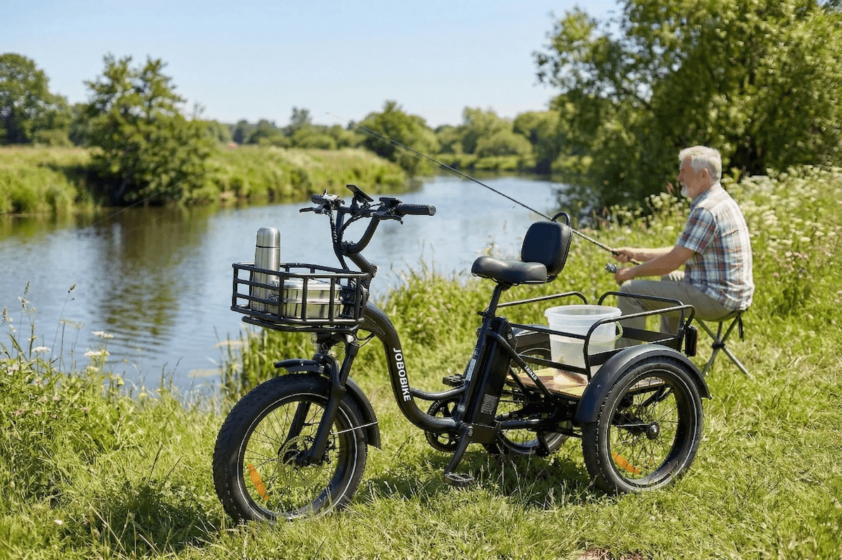 Triker elektrisk fatbike 3hjulssykkel - 85NM - Differensial