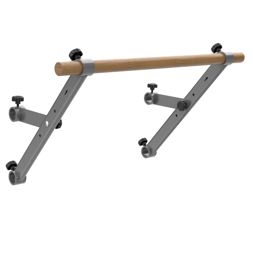 Ribbevegg 199 × 80 cm med Pull-Up Bar og Dipsstativ inSPORTline Wootaline