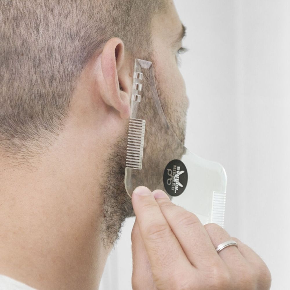 Innovagoods Hipster Barber Skjeggmal for barbering