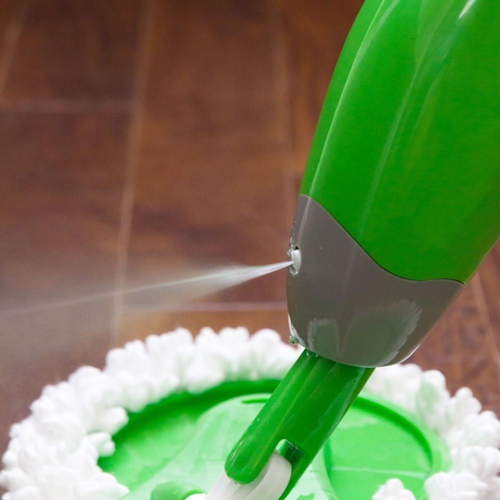 Trippel mopp med spraydispenser