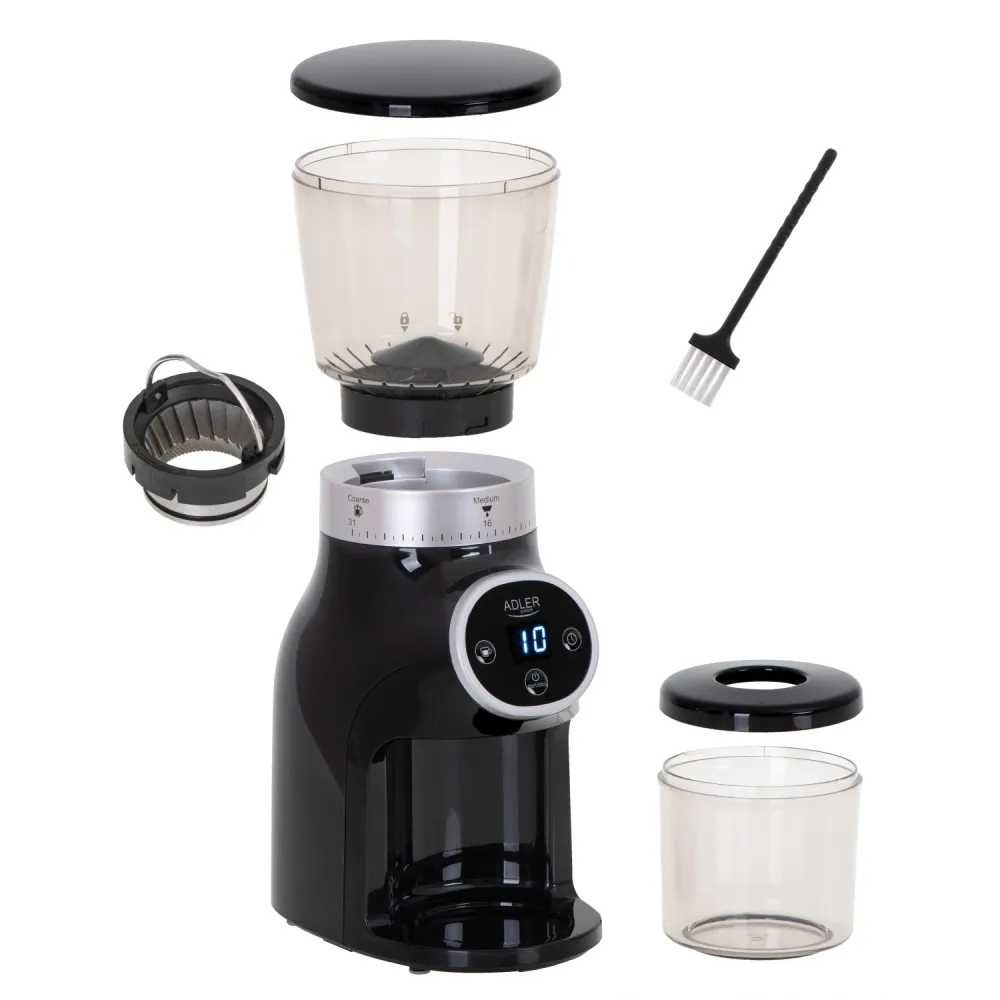 Elektrisk Kaffekvern med Koniske Kvernverk