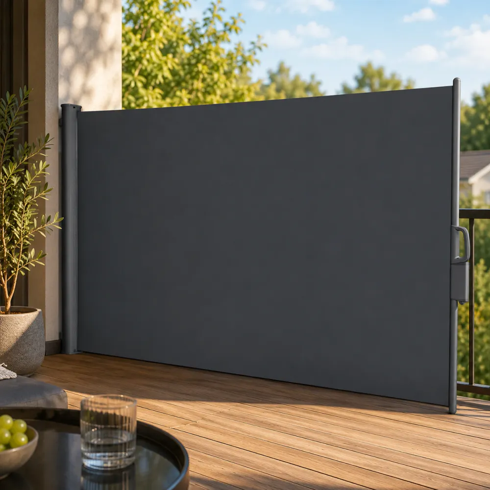 Levegg uttrekkbar 1,6 x 3 m Antrasitt