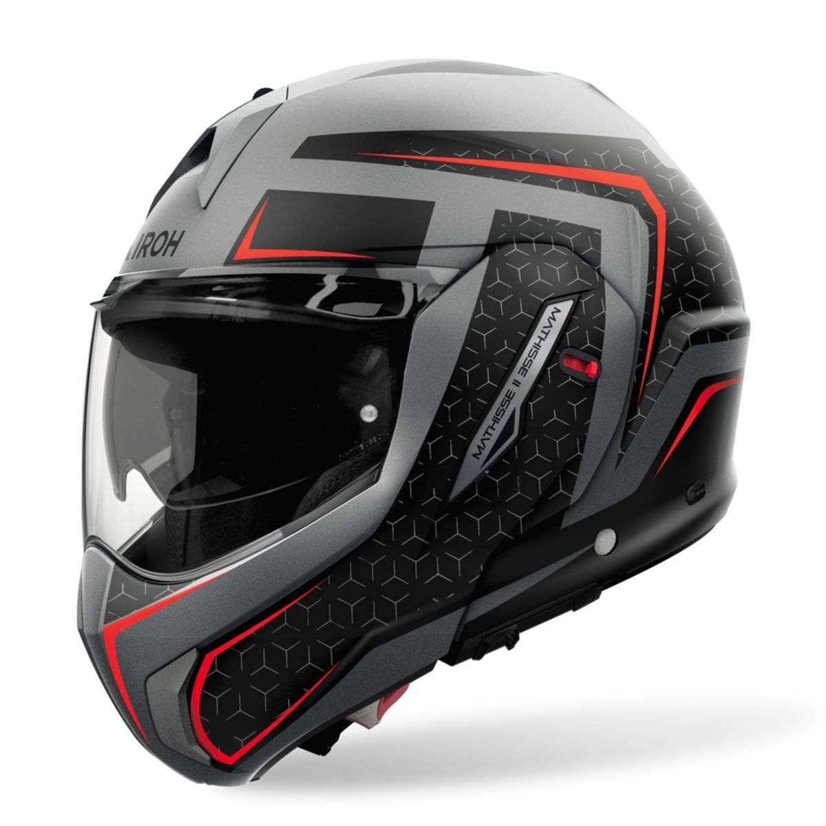 MC-hjelm Airoh Mathisse 2 flip-up - magnet P/J matt