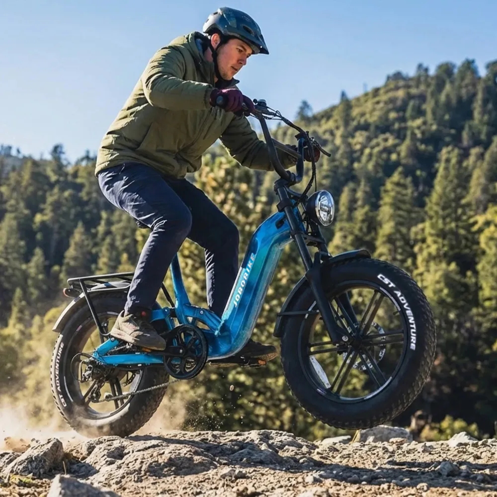 Jobobike Vortex Elektrisk fulldempet fatbike