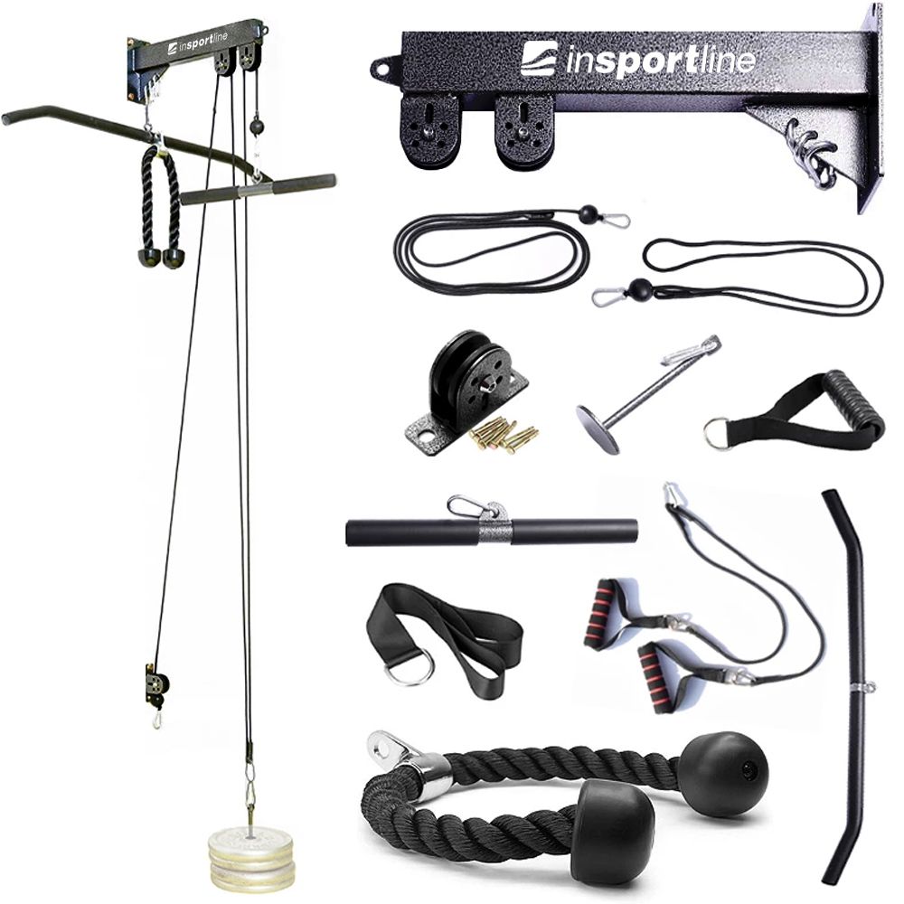 Opphengskabel-remskivesystem i SPORTline Puley 500
