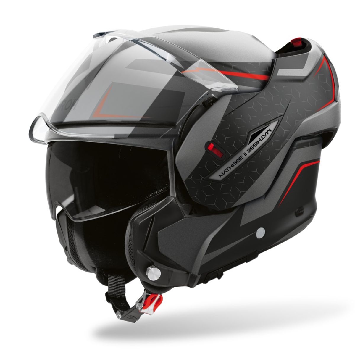 MC-hjelm Airoh Mathisse 2 flip-up - magnet P/J matt