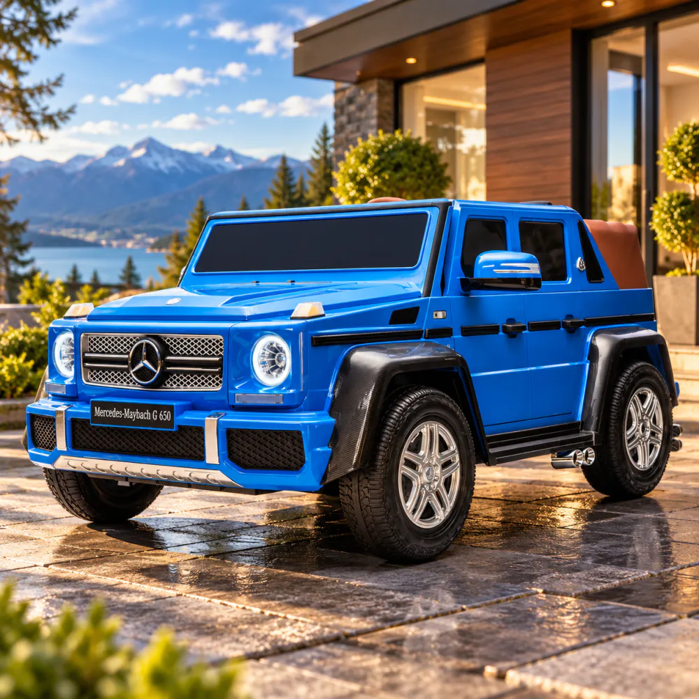 Elektrisk bil Mercedes G650 Maybach XXL 24 V - 5–14 år - blå