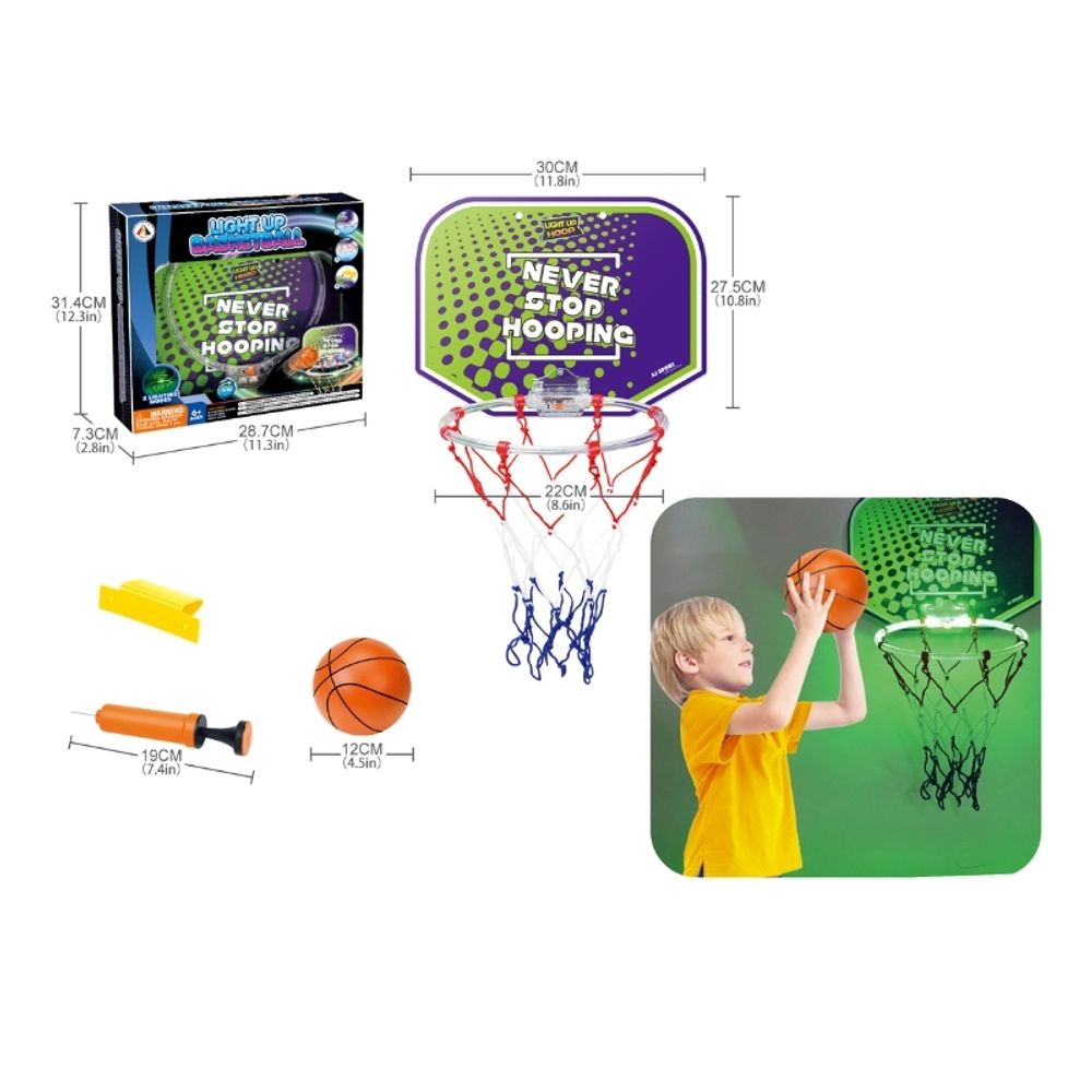 Lysende Basketballsett for Barn inSPORTline LBBS150