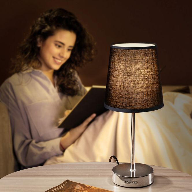 Hovedbilde Bordlampe Lumière 32x13x13cm - antrasitt