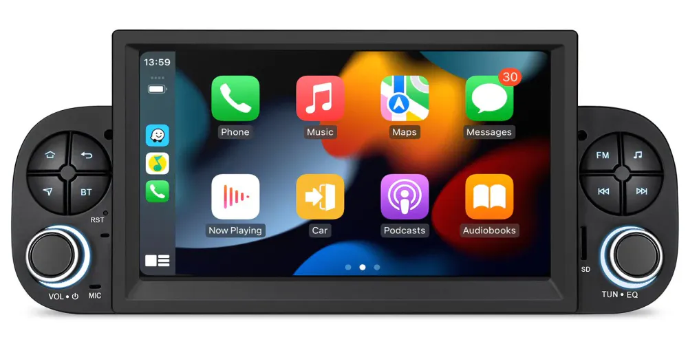 Android 14 bilstereo Fiat Panda 4GB RAM 64GB ROM 4G LTE