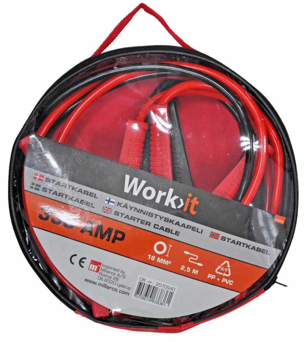 Work>it® startkabler 330 A 2,5 meter