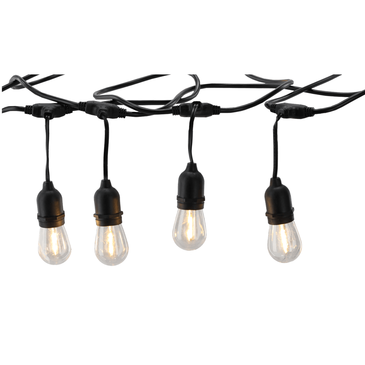 Lysslynge 20 m med 20 LED - varm hvit