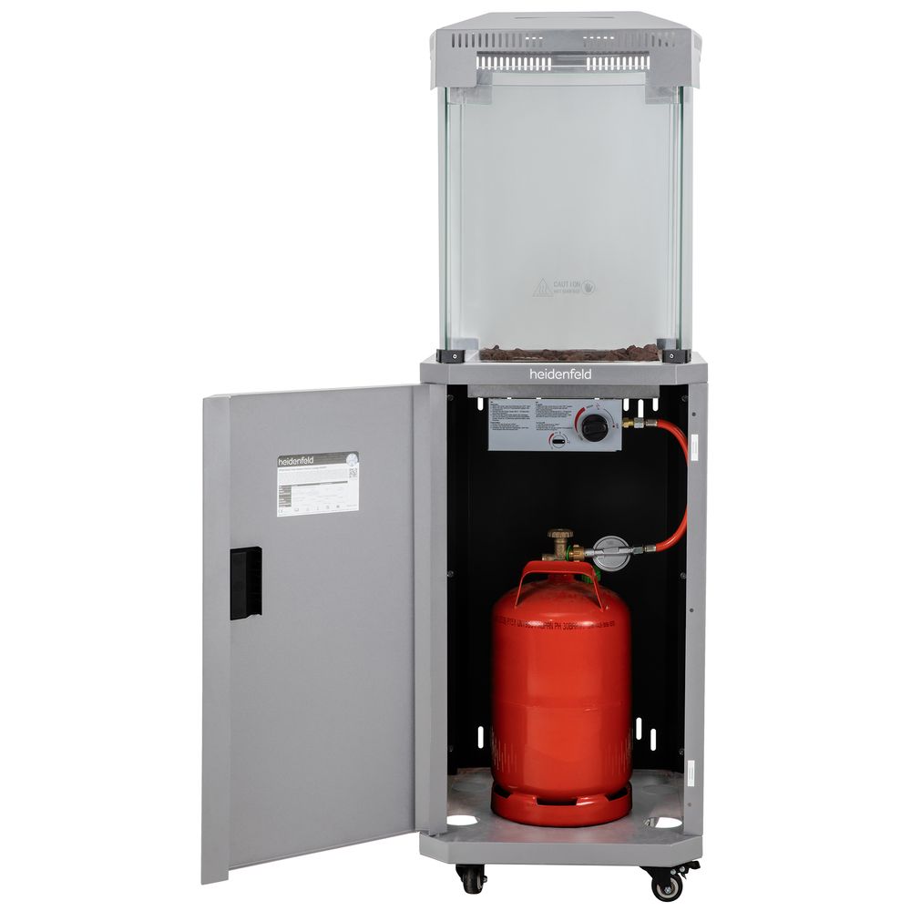 Gass terrassevarmer Inferno Lounge GH600 11 kW Heidenfeld - fargevalg