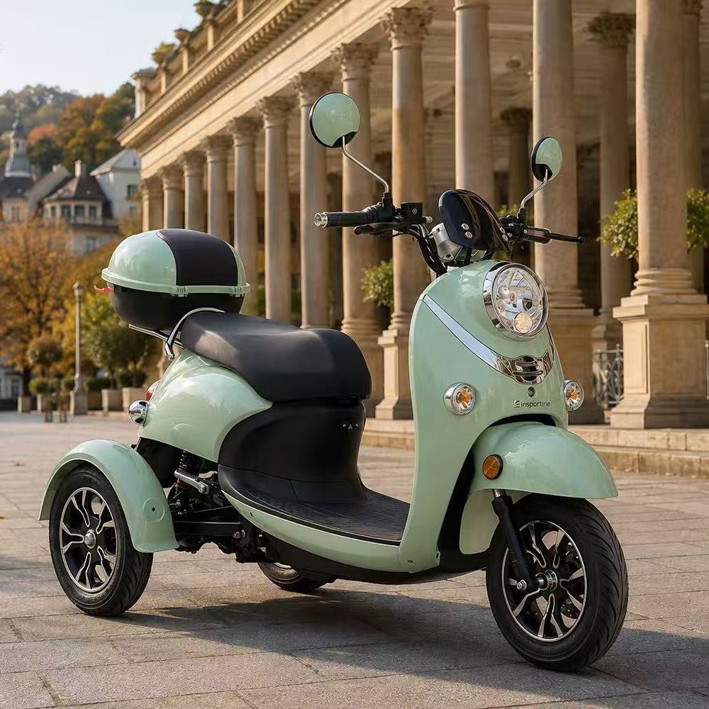 Elektrisk trehjulsscooter Tarra 2 seter inSPORTline - fargevalg